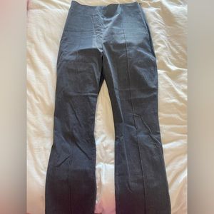 Loft high rise kick crop curvy fit business pants